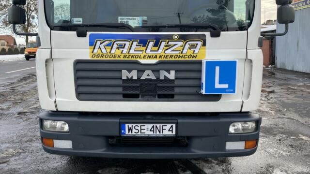 Man TGL 12.240 + przyczepa OBERMAIER kurs  prawa jazdy kategorii C+E